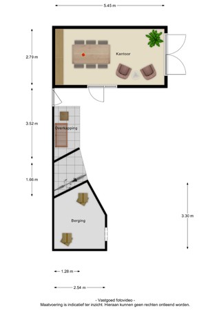 Floorplan - Prof. Einthovenlaan 12, 4003 WX Tiel
