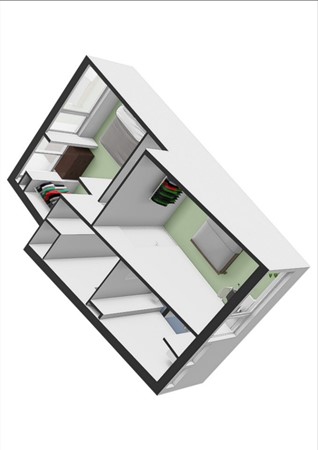 Floorplan - Prof. Einthovenlaan 12, 4003 WX Tiel