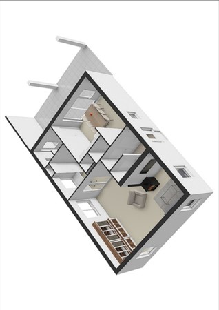 Floorplan - Keizerstraat 58, 4053 HK IJzendoorn