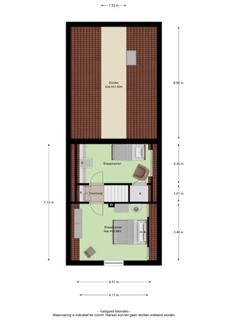 Floorplan - Dalwagenseweg 93, 4043 MV Opheusden