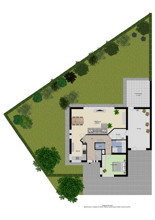 Floorplan - Groenendaal 14, 4041 XX Kesteren