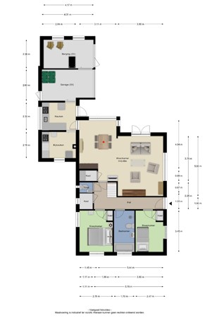 Floorplan - Verhuizensestraat 1A, 4031 KS Ingen