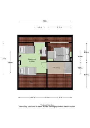 Floorplan - De Zandvoort 5, 6669 ML Dodewaard