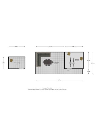 Floorplan - De Zandvoort 5, 6669 ML Dodewaard