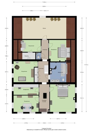 Floorplan - Dorpsstraat 22, 4033 EX Lienden