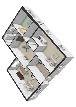Floorplan - Voorstraat 58, 4033 AE Lienden