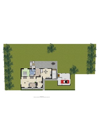 Floorplan - Stationsweg 1B, 4054 HA Echteld