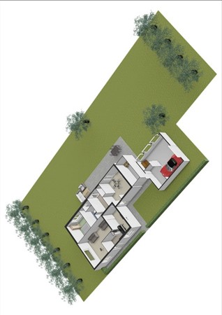 Floorplan - Stationsweg 1B, 4054 HA Echteld