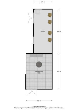 Floorplan - Valburgsestraat 4, 6677 PC Slijk-Ewijk
