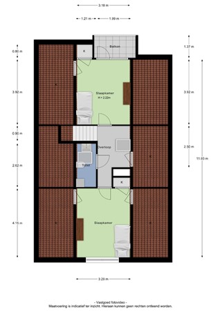 Floorplan - Pottumsestraat 1, 4053 HW IJzendoorn