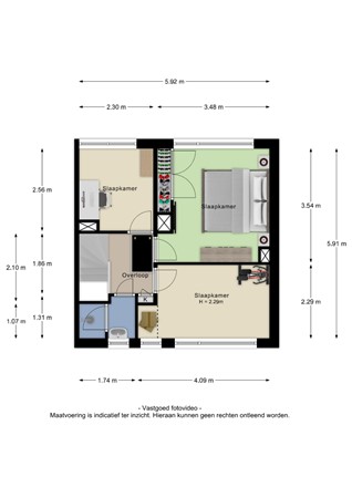 Floorplan - Woudstraat 5, 4031 JA Ingen