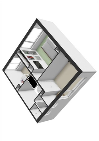 Floorplan - Woudstraat 5, 4031 JA Ingen
