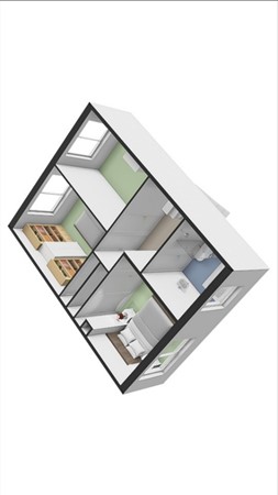 Floorplan - Koningin Wilhelminalaan 5, 4041 CD Kesteren