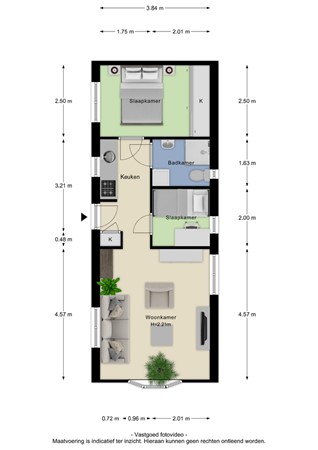 Floorplan - Rivierendal 28, 4051 SZ Ochten