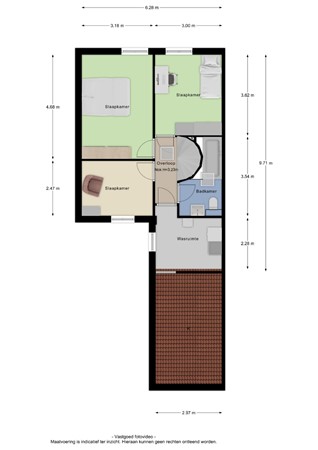 Floorplan - Ridder Alartlaan 92, 4116 EK Buren