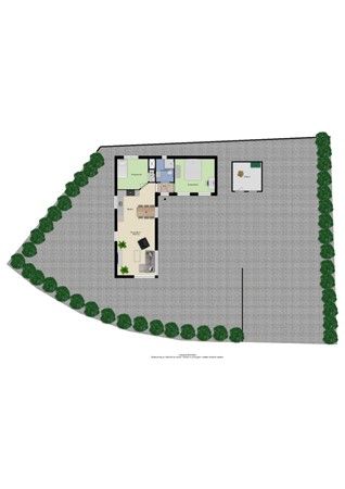 Floorplan - Rijnbandijk 111-56, 4021 AG Maurik