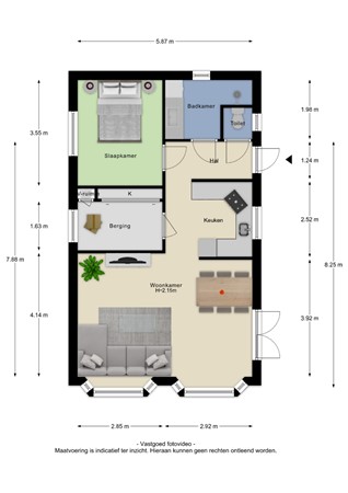 Floorplan - Rijnbandijk 111-87, 4021 AG Maurik