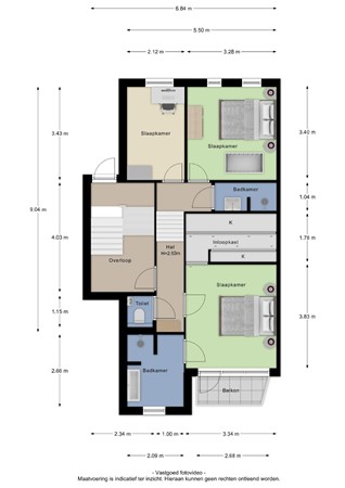 Floorplan - Waalzicht 4, 4051 BL Ochten