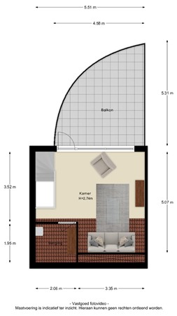 Floorplan - Waalzicht 4, 4051 BL Ochten
