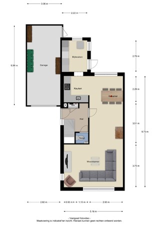 Floorplan - Leuvenstein 51, 4041 XZ Kesteren