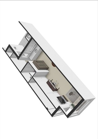 Floorplan - Molenstraatje 28, 4001 CB Tiel
