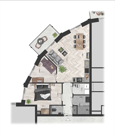 Floorplan - 44 R I-straat 33, 4051 AP Ochten