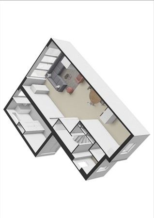 Floorplan - Burgemeester Jhr G A Van Nispenstraat 10, 4041 VR Kesteren