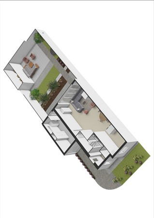 Floorplan - Burgemeester Jhr G A Van Nispenstraat 10, 4041 VR Kesteren