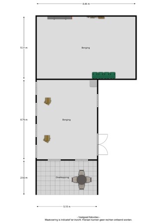 Floorplan - Broekdijk 44, 4041 CW Kesteren