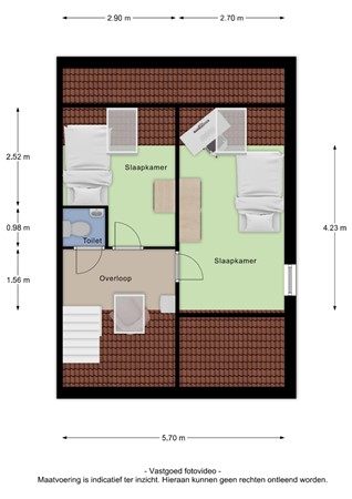Floorplan - A.C.W. Staringhof 17, 4041 WB Kesteren