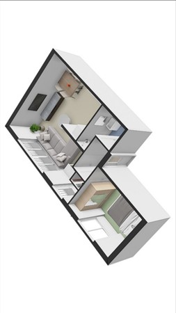 Floorplan - Hoofdstraat 52B, 4041 AE Kesteren