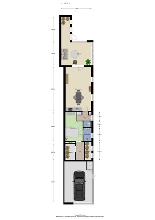 Floorplan - Pottumsestraat 8a, 4053 HW IJzendoorn