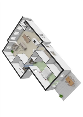 Floorplan - Pottumsestraat 8a, 4053 HW IJzendoorn