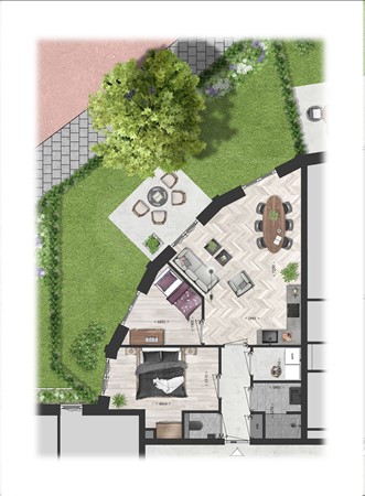 Floorplan - 44 R I-straat 33, 4051 AP Ochten