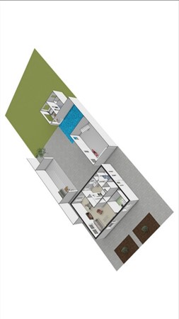 Floorplan - Korte Dorpsstraat 4, 4012 BV Kerk-Avezaath