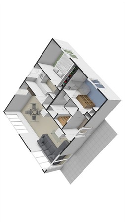 Floorplan - Rijnbandijk 111-85, 4021 AG Maurik