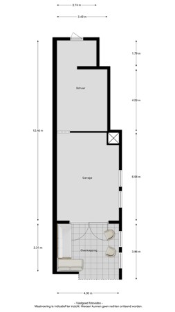 Floorplan - Molendam 27, 4051 BG Ochten