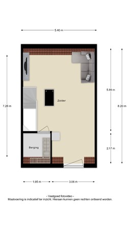 Floorplan - Burgemeester Mr W C Tackstraat 19, 4041 VM Kesteren