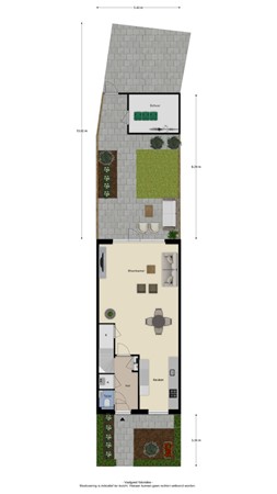 Floorplan - Burgemeester Mr W C Tackstraat 19, 4041 VM Kesteren