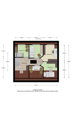 Floorplan - Hoofdstraat 19, 4041 AA Kesteren
