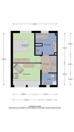 Floorplan - Anna Van Burenstraat 9, 4116 EM Buren