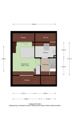 Floorplan - Anna Van Burenstraat 9, 4116 EM Buren
