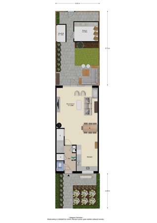 Floorplan - De Ochtense Steegh 8, 4051 HK Ochten