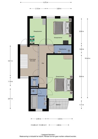 Floorplan - Waalzicht 6, 4051 BL Ochten