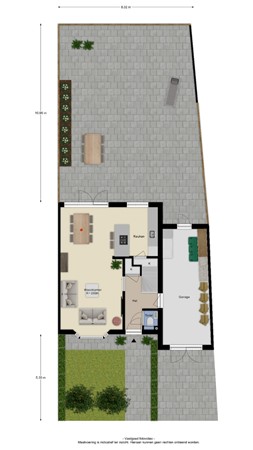 Floorplan - Kollumerlandstraat 2, 4051 GX Ochten
