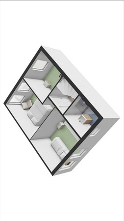 Floorplan - Kollumerlandstraat 2, 4051 GX Ochten