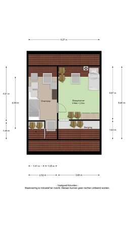 Floorplan - Carvonestraat 33, 4041 AN Kesteren