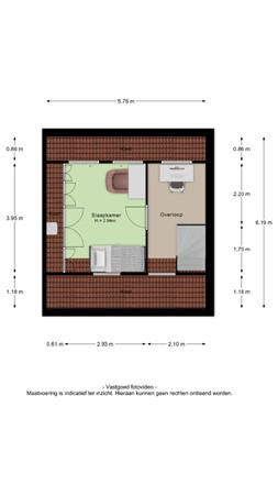Floorplan - Mesdagstraat 17, 4041 HC Kesteren