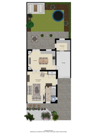 Floorplan - Mesdagstraat 17, 4041 HC Kesteren