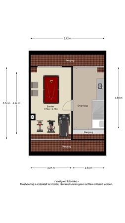 Floorplan - Nassaulaan 20, 4041 CG Kesteren
